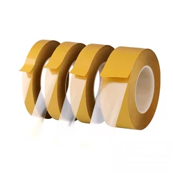 1Roll 50M PET Double Sided Super Sticky Adhesive Tape Heat Resistant 0.05mm Thick Transparent PET Strong Double-sided Tape