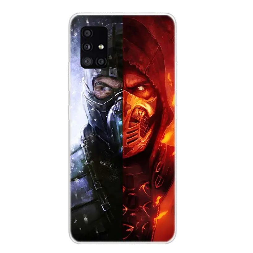 Mortal Kombat For Samsung Galaxy A51 A50 A71 A70 Phone Case A40 A41 A30 A31 A20E A21S A10 A11 A01 5G A6 A8 + A7 A9 Plus