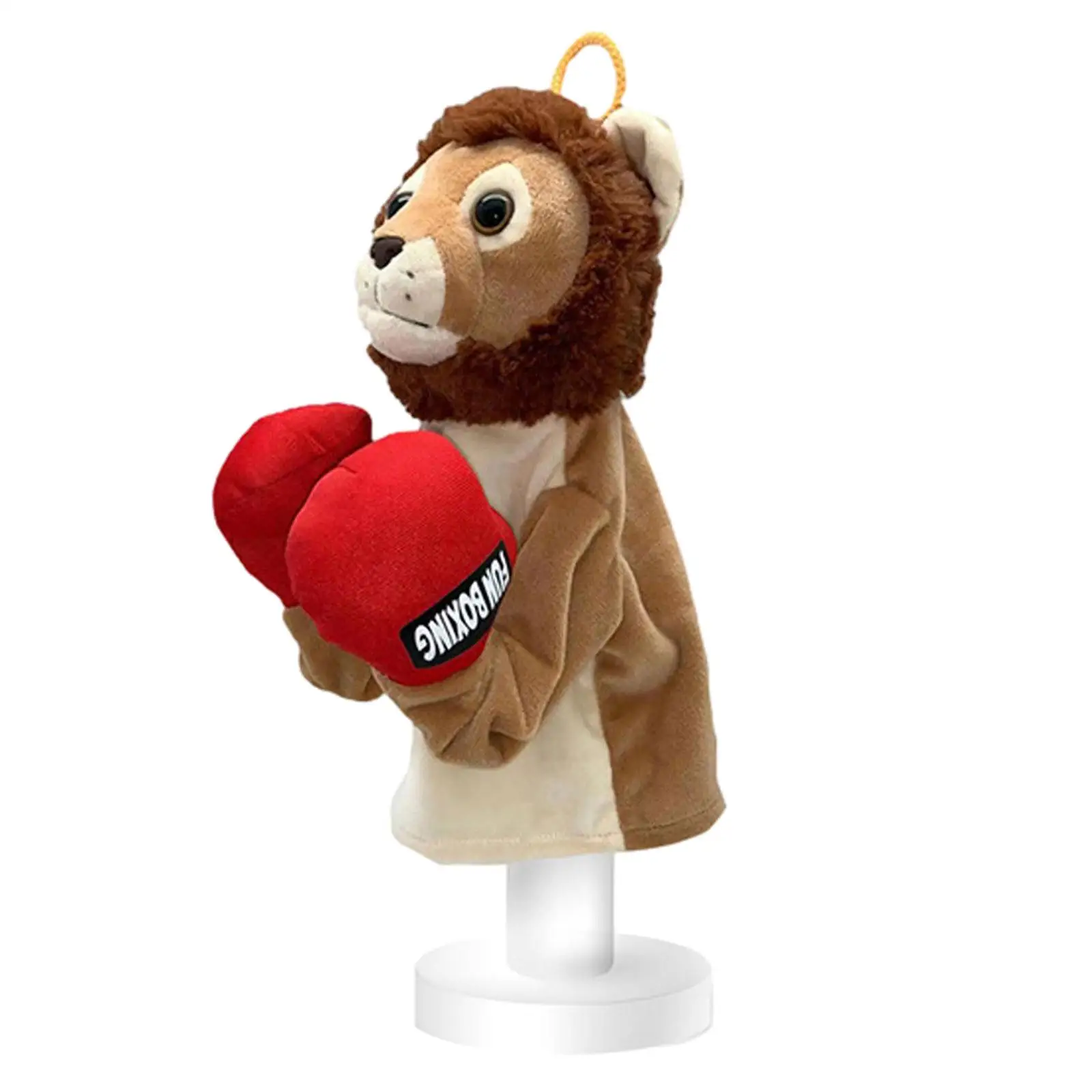 Fantoches de animais para crianças, ação de boxe com sons, brinquedos de pelúcia para crianças, meninos e meninas, brinquedos de pelúcia para crianças