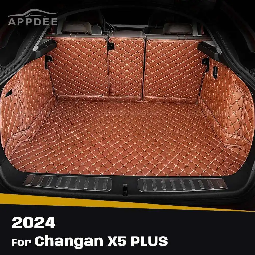 

Для Changan X5 PLUS 2024, автоматический коврик для багажника с полным покрытием, автомобильный антигрязный коврик, защитный коврик, грузовой вкладыш, аксессуары для интерьера
