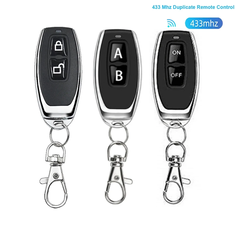 1/10PCS RF433MHZ Universal Wireless Clone Switch 433 Remote Control Key Cloning Copy Gate Garage Door Control Duplicator