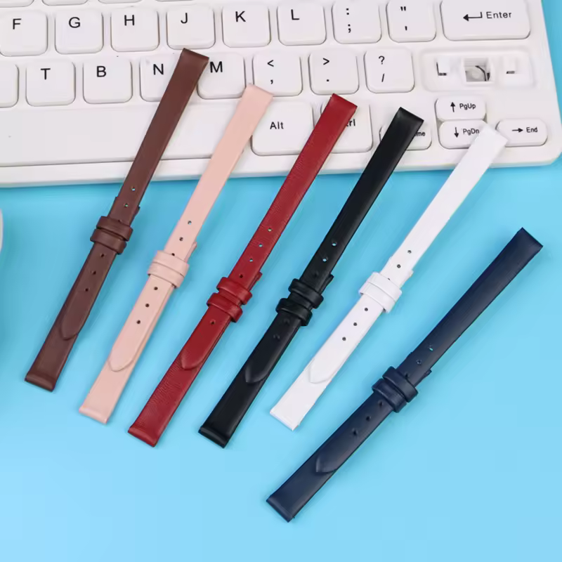 קטן גודל עור צמיד עבור Tissot 1853 Le AI T058 למעלה שכבה רצועת השעון פין אבזם T058109A סדרת רצועת צמיד 9mm שרשרת