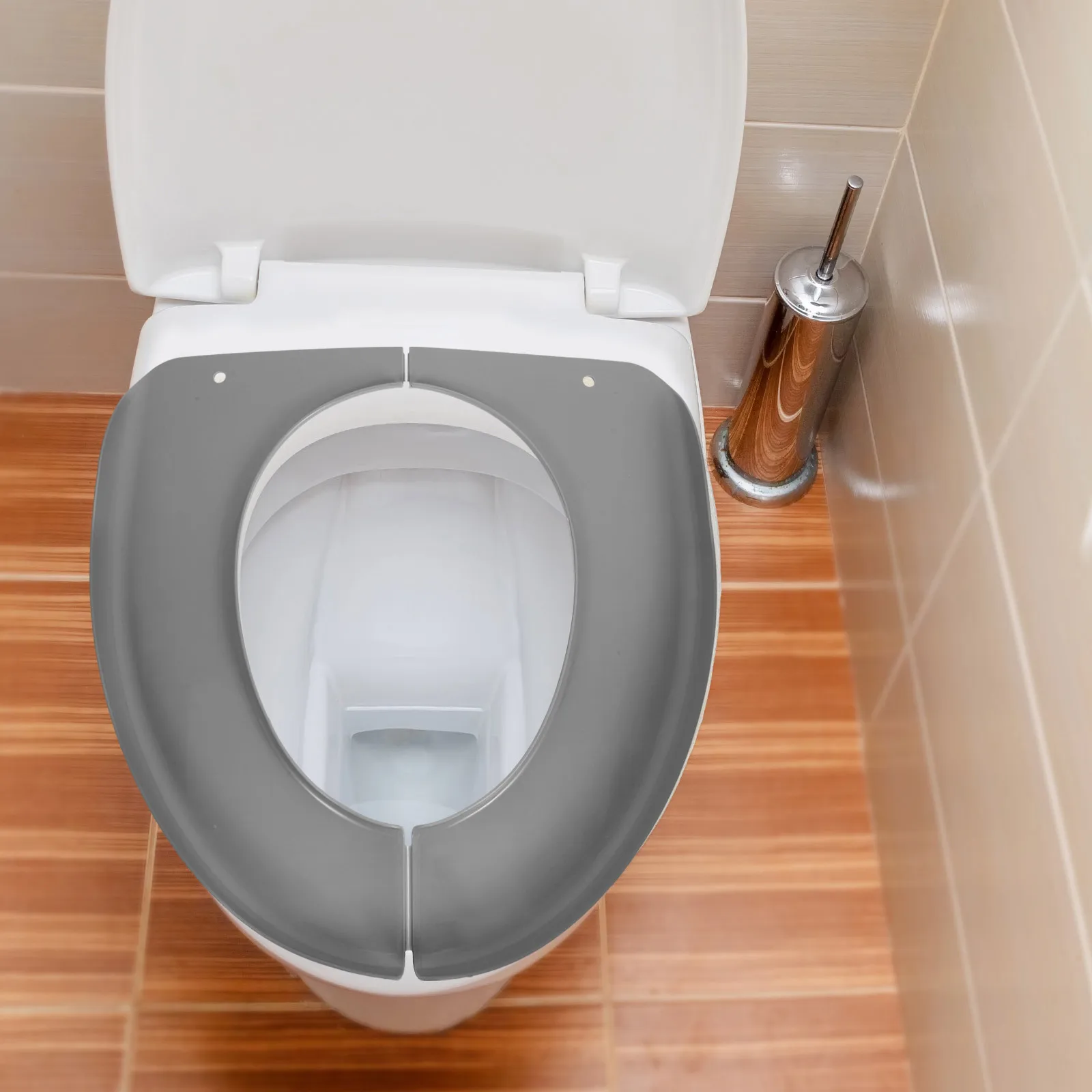 

Foldable Toilet Seat Cushion Portable Waterproof Travel Cover Universal Fit Adult Public Restroom Use Folding Toilet Pad