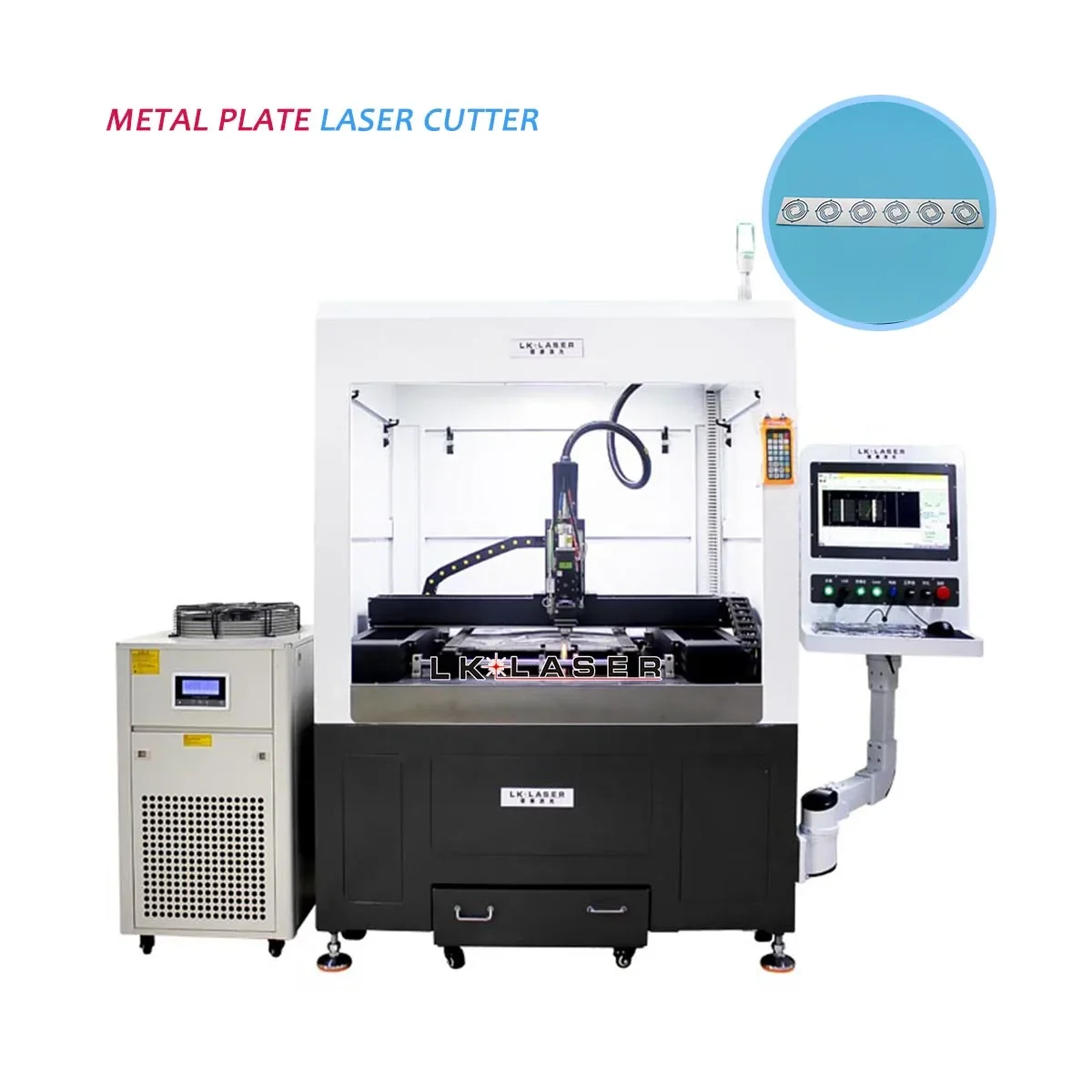 High Precision Cheapest Sheet Metal CNC Enclosed Fiber Laser Cutting Machine 1000W 2000W 3000W