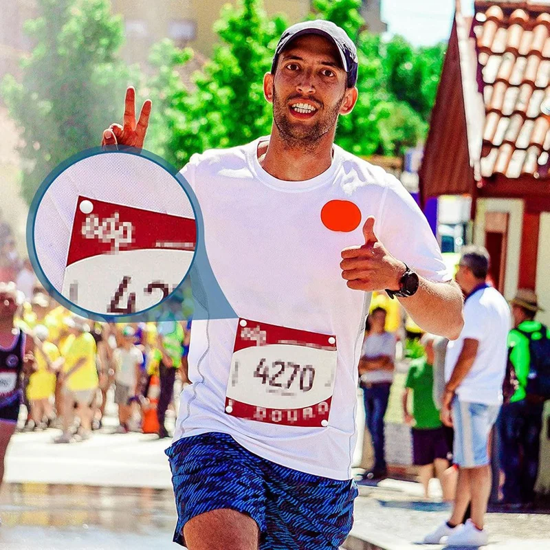 مغناطيس الدراجة 10 أزواج من مغناطيس مريلة الجري، مشابك مريلة سباق مغناطيسية، مشابك مريلة ماراثون