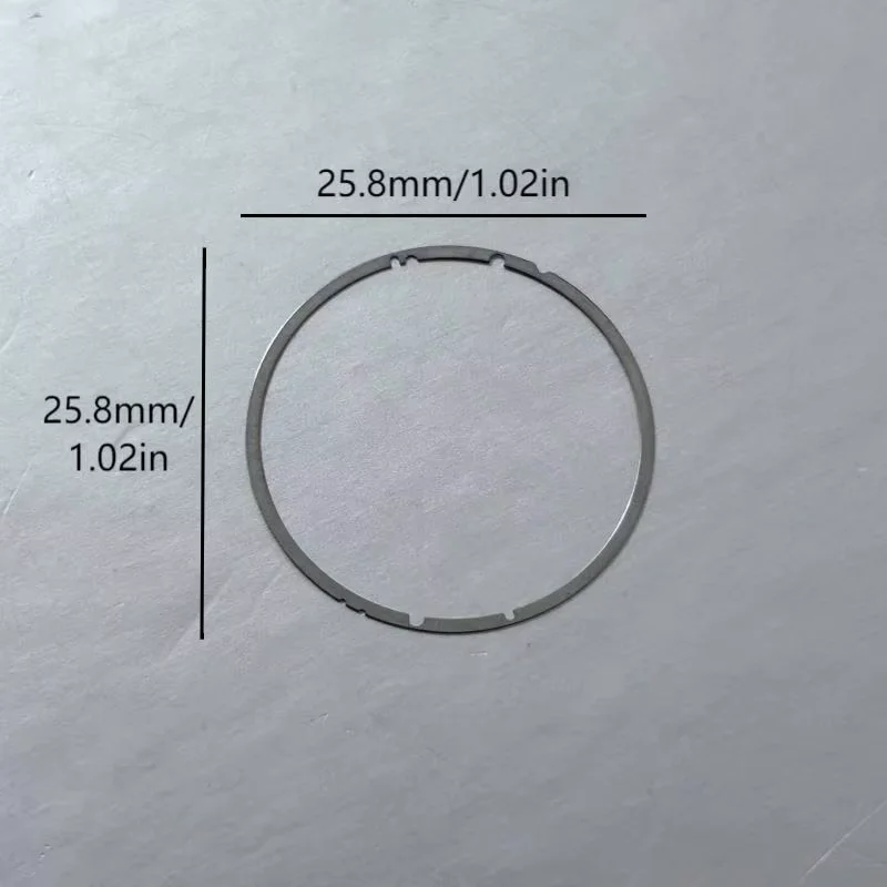 1 Piece Steel Watch Dial Spacer Ring Watch Movement Dial Ring Replacement Part for MIY 9015 Caliber T1294