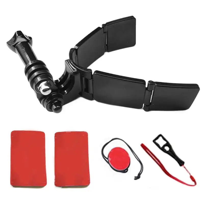 Motorcycle Chin Mount Chin Mount Kits Camera Chin Strap Mount Cam Accessories Flexible Action Sports Cam Mounting Kit Chin Mount