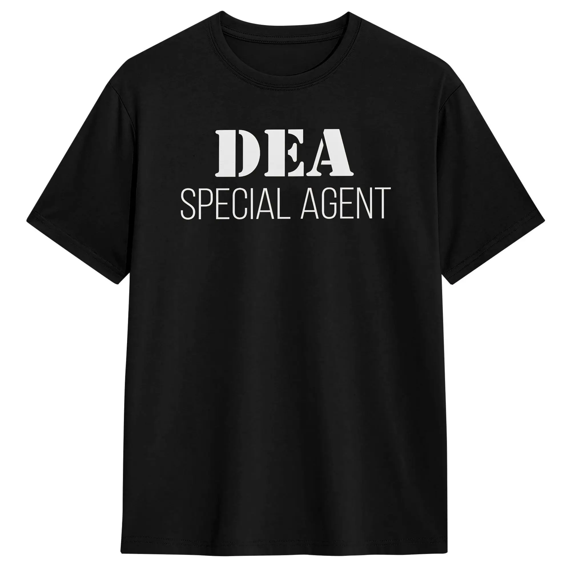 DEA Special Agent  T-Shirt Summer  Cotton T Shirts For Men Hip Hop Pattern Tshirt Short Sleeves Vintage Tops