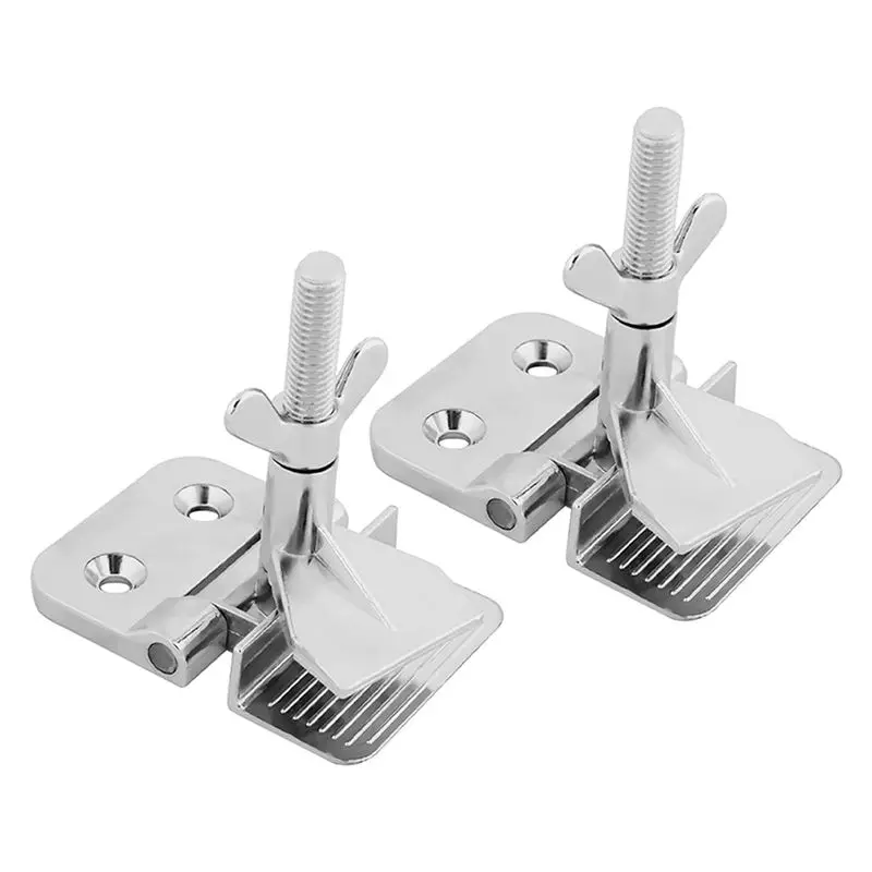 4PCS Silk Screen Printing Metal Butterfly Frame Hinge Clamp DIY Hobby Tool-[LUCK 9]