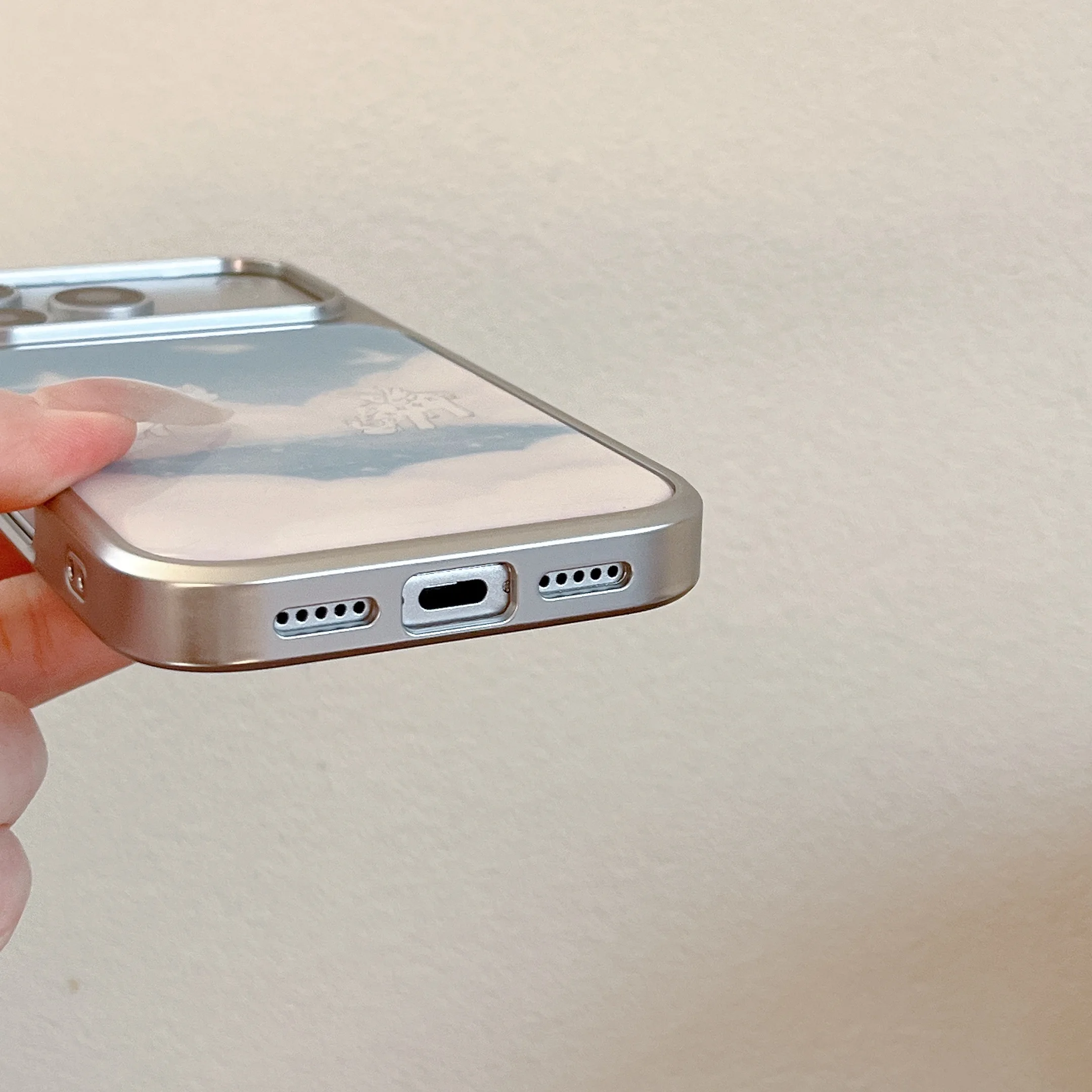 Traumhafter Wolken- & Flügel-Pony Ethereal Sky Pony Galvanisierte Handyhülle für iPhone 18 17 16 15 14 13 Pro Max Rückseiten-Capa – Detail 5