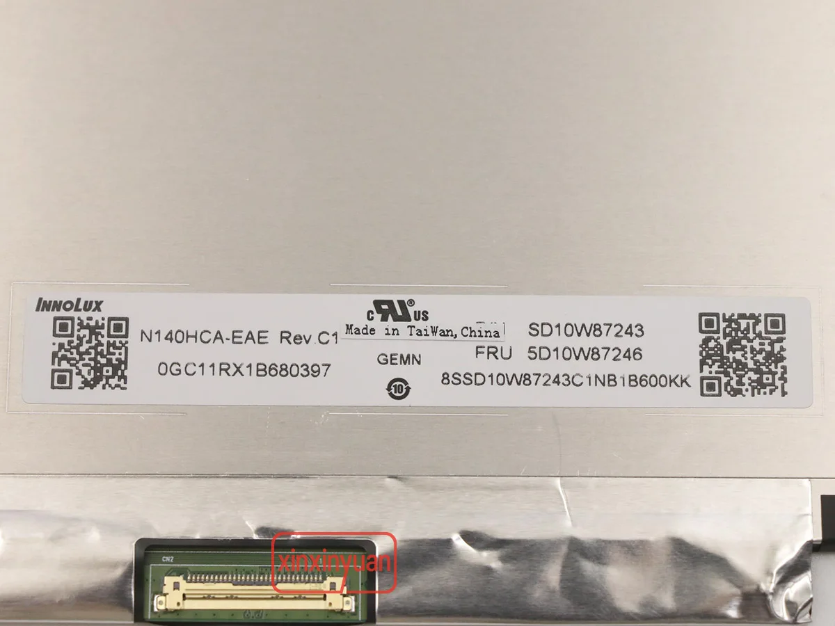 N140HCA-EAE de pantalla LCD para portátil Lenovo ideaPad 5-14, 3-14, ThinkPad T14, P14s, Gen 2, E14, Gen 3, Gen4, 30pin, nuevo, 14,0 IPS, B140HAN04.E