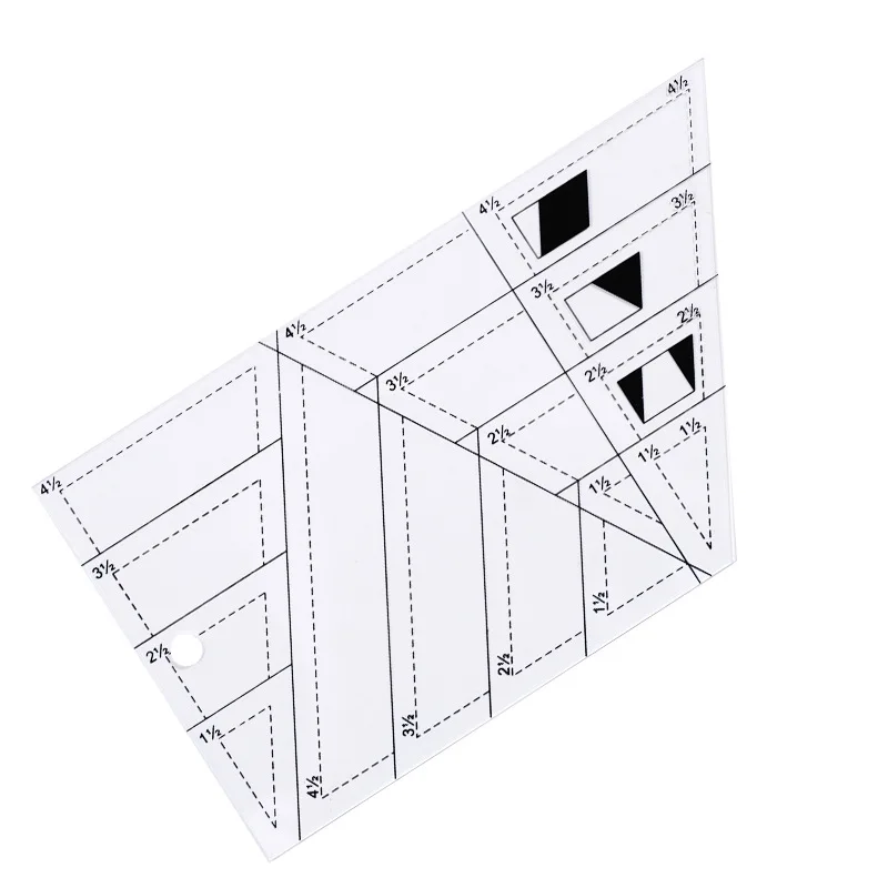 Linijka do pikowania i szablon liść klonu linijka do patchworku kreatywny wzór liścia klonu narzędzia do tworzenia patchworku do szycia DIY