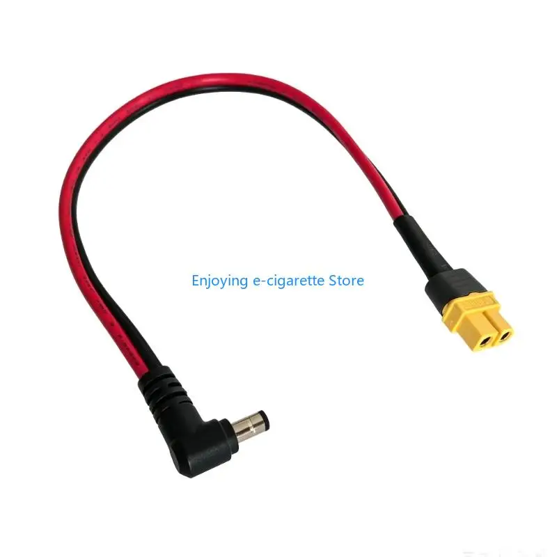 Right-Angle Power Wire, 14AWG Insulated 30 Cable for Solar Generator, FPV Monitor, Battery Routing and DIY Wiring Y4QF