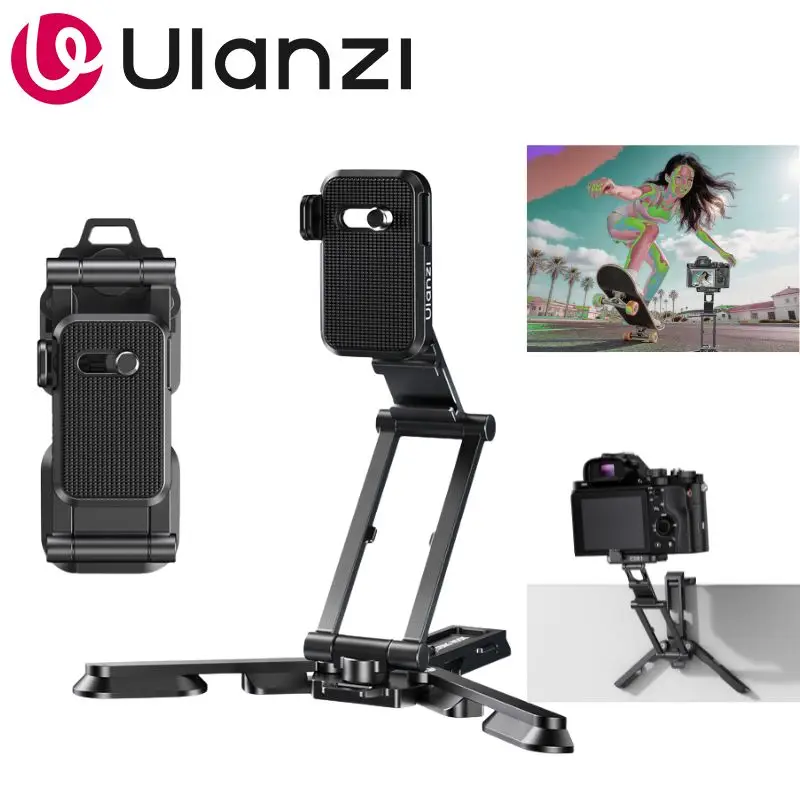 

Ulanzi EA06 Versatile Camera Stand Uka/Arca Quick Release Base Expand Tripod for DSLR Camera Horizontal Vertical Shooting Vlog