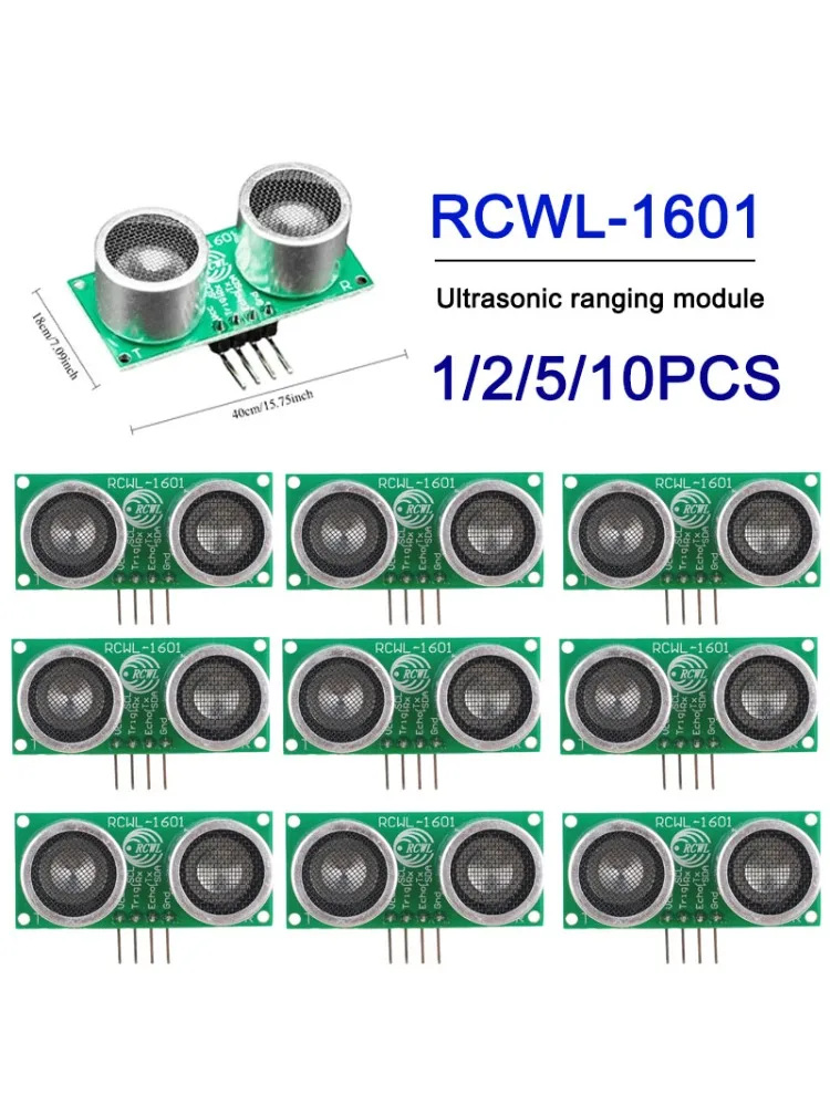 RCWL-1601 Ultraschall-Abstandssensor-Modul 3V-5,5V Hochpräziser Entfernungsmesser Kompatibel mit HC-SR04 für Arduino Roboter