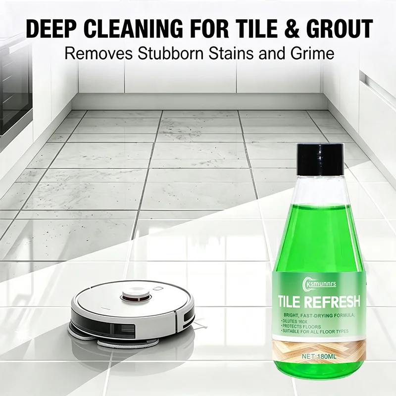 New Powerful cleaning concentrate, effectively removes tile scale and floor stains, restores luster, gentle formula, safe for al