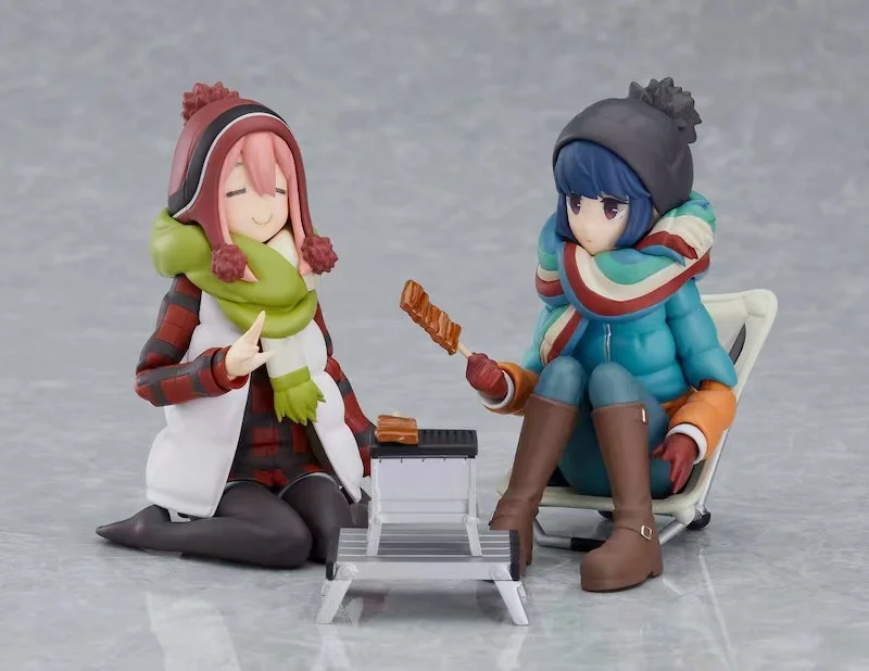 Oryginalna figurka fabryczna Max #551 Yuru campsin Shima Rin Kagamihara Nadeshiko figurka PVC zabawka-model do kolekcjonowania figurki Anime