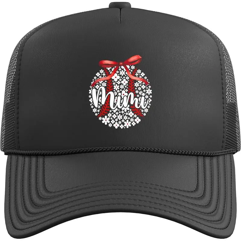 Mimi Coquette Baseball Mimi Of A Baseball Player Mimi Trucker Hat With Adjustable Mesh Back