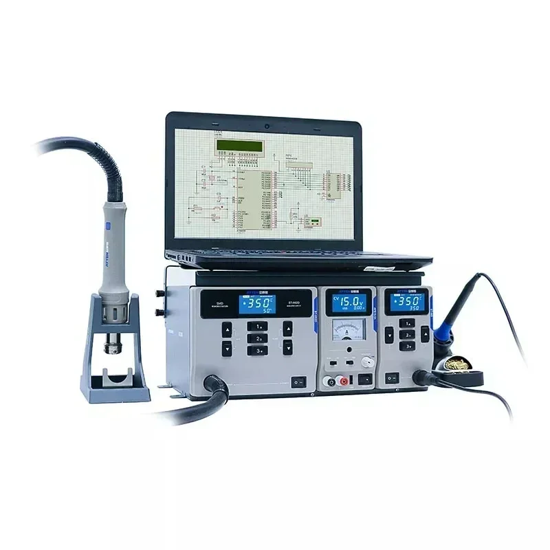 New in stock ATTEN MS-500 3 in 1 Hot Air  Welding Station Kit Regulated DC Power Supply ST-862D ST-9150 APS22-5A BGA SMD SMT PCB