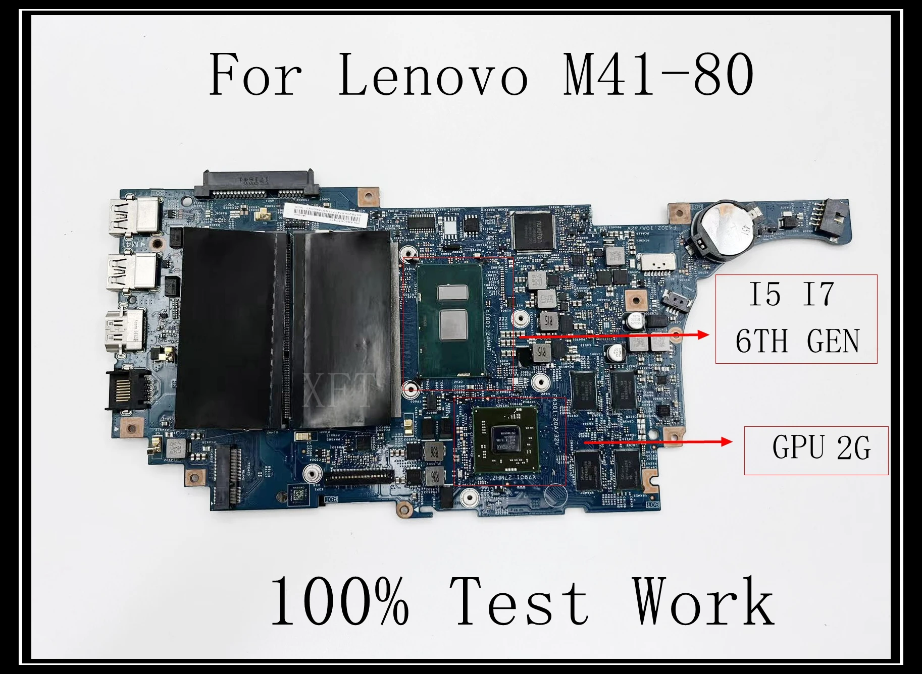 

Материнская плата для ноутбука Lenovo M41-80 с процессором i5 i7 6-го поколения DDR3 GPU 2G 100%