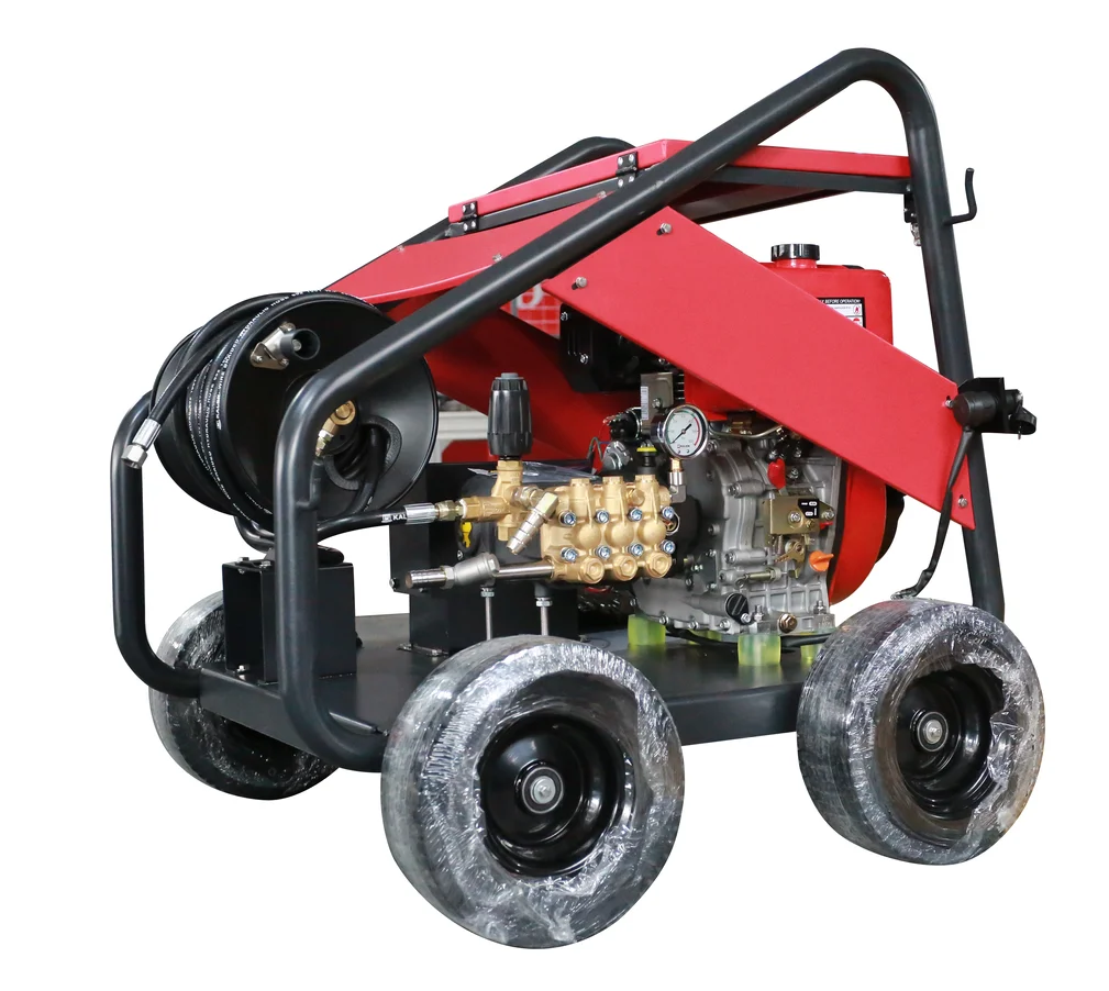 High 5000psi Gas Powered Pressure Washer Easy-to-Use Hot Water Inexpensive Electric Fuel Core Components Including Pump Motor