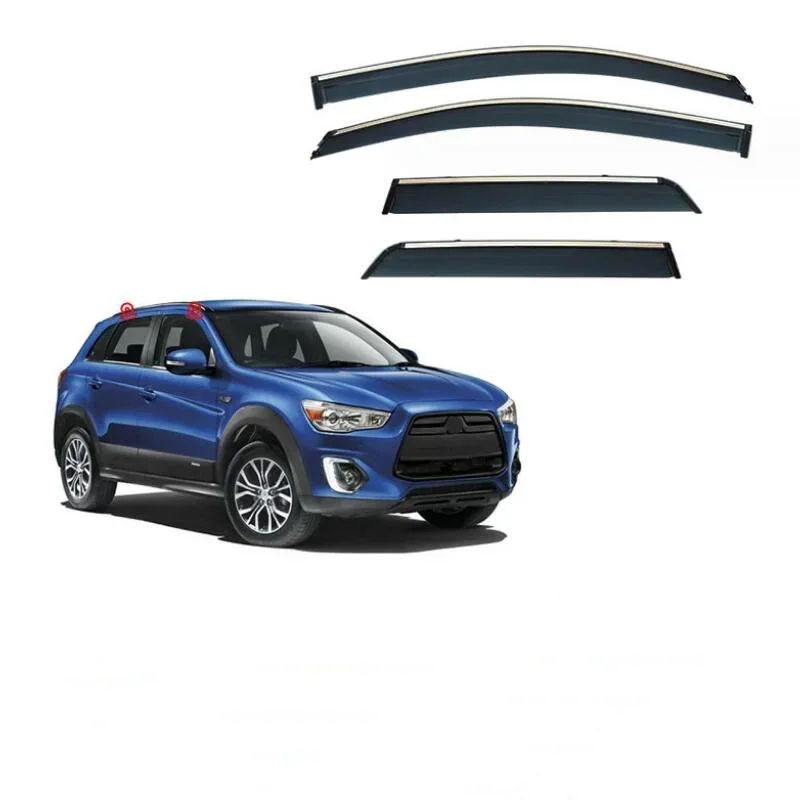Window Visor Side Window Deflector Weather Shields For Mitsubishi RVR 2010 2011 2012 2013 2014 2015 2016 2017 2018 2019 2020