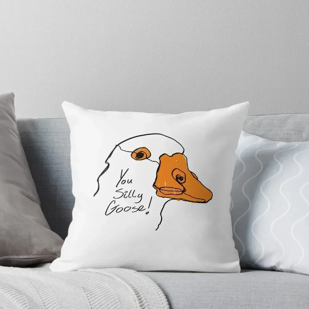 

You Silly Goose Throw Pillow Christmas Pillows Cushions Home Decor pillow