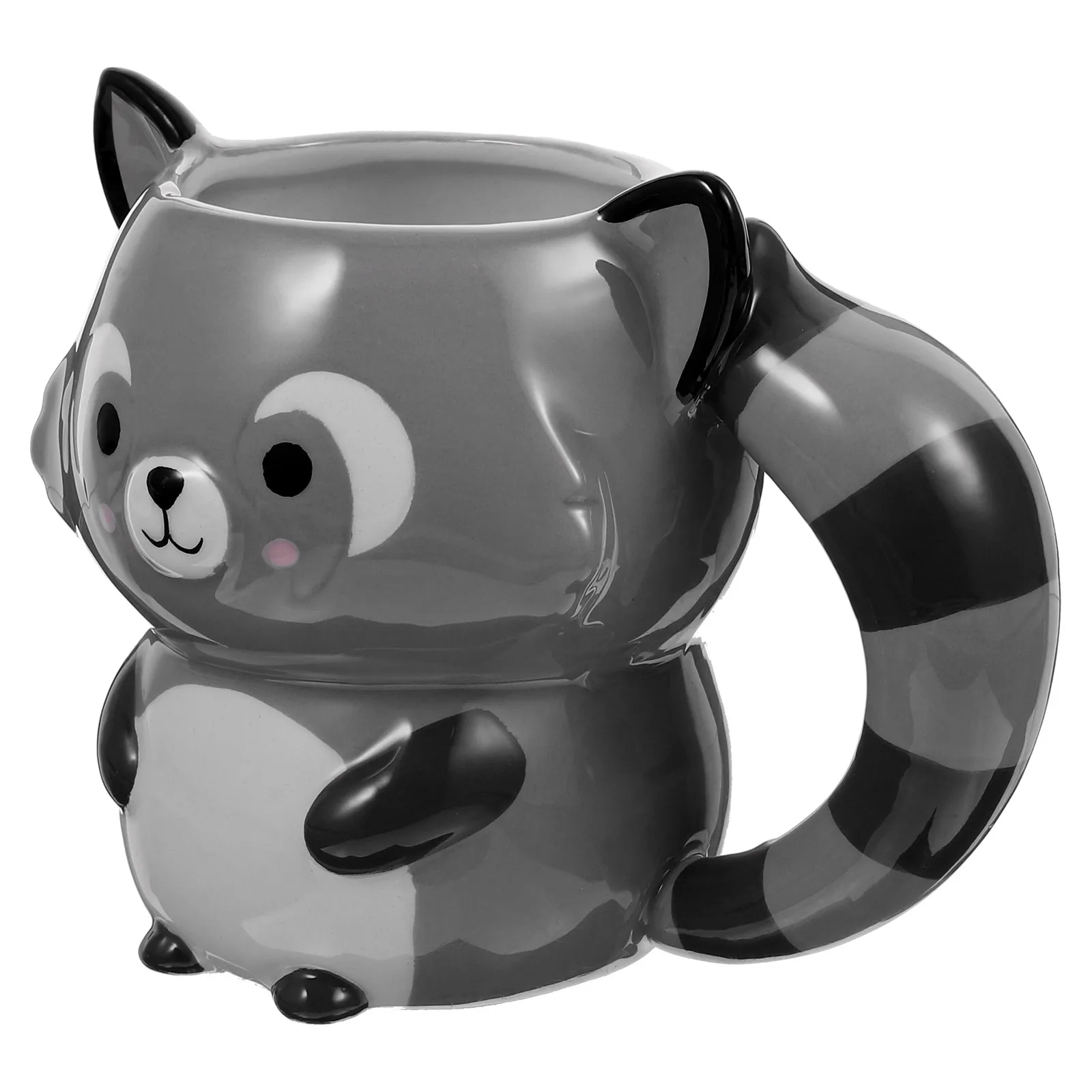 

Animal Raccoon Mug Ceramic Coffee Mug Children Adorable Animal Milk Tea Mug Heat Resistant Cartoon water Drinking Cup home decor