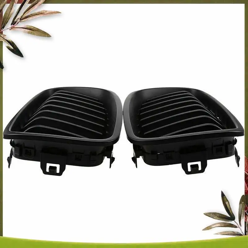 

NEW F30 Grill, Front Hood Kidney Grille Grill For-BMW 3 Series F30 F31 F35 2012-2018 (Single Slat Matte Black)