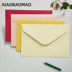 10pcs 6.125*9 inches 155*228mm Color western-style envelopes 250g pearl A5 blank gift envelope paper Enveloppe