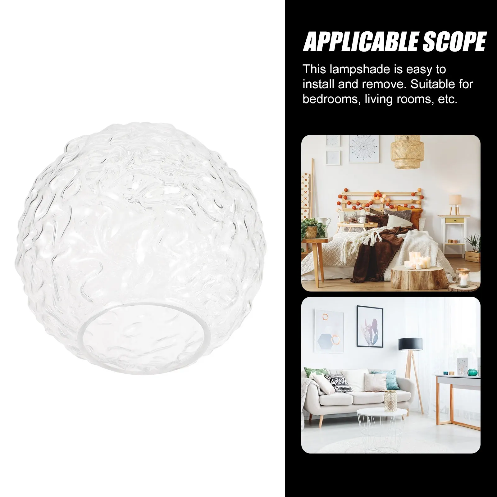 

Современный стеклянный абажур для люстры, настольной или напольной лампы, элегантный светильник, декор для дома, осветительные приборы