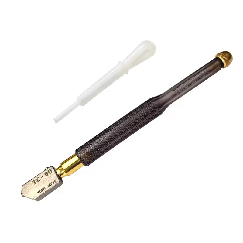 1PCS TC-90 Glass Cutter 2-8mm Toyo Straight Cutting Tool Carbide Tip For Glass/Tile Cutting Tools Set