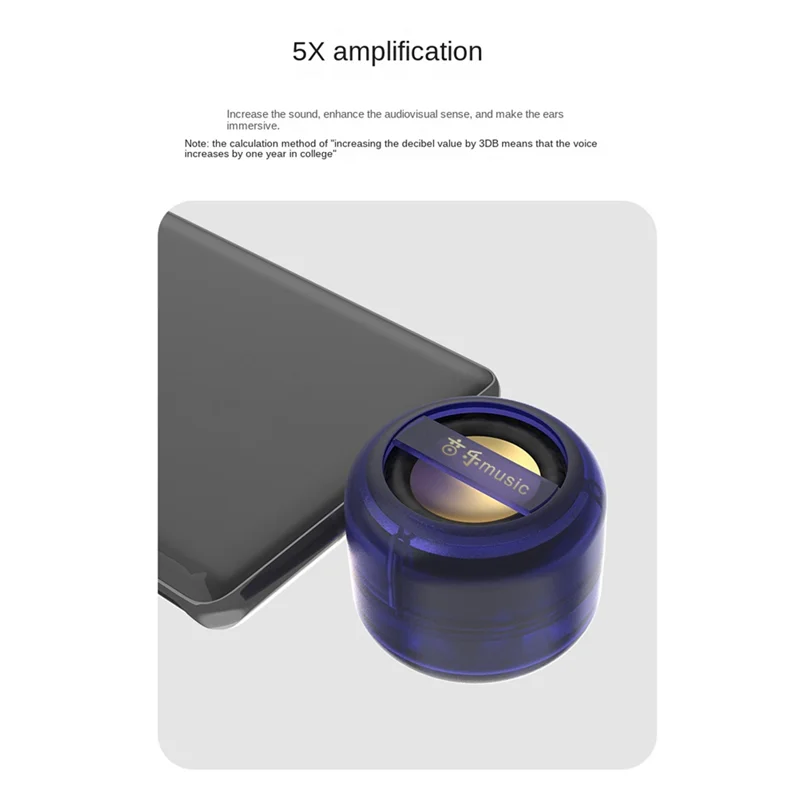 휴대용 미니 스피커 범용 Type-C 사운드 박스 Type-C 플러그인 휴대 전화 증폭기 외부 유선 홈