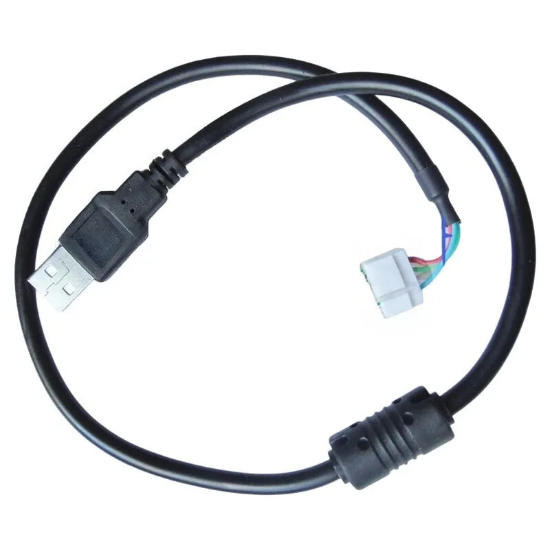 10PCS USB Male to PH2.0-4P MX1.25 XH2.54 24AWG Communication Extension Cable 0.5m DIY Electronic Wiring Harness