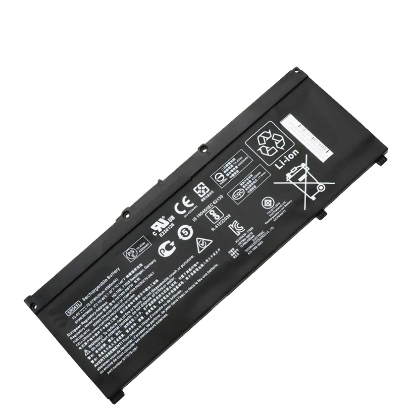 

15.4V 70.07Wh 4550mAh Laptop Battery for HP SR04XL TPN-C133 TPN-C134 TPN-Q193 TPN-Q194 OMEN 15 Series Notebook 917678-2B1