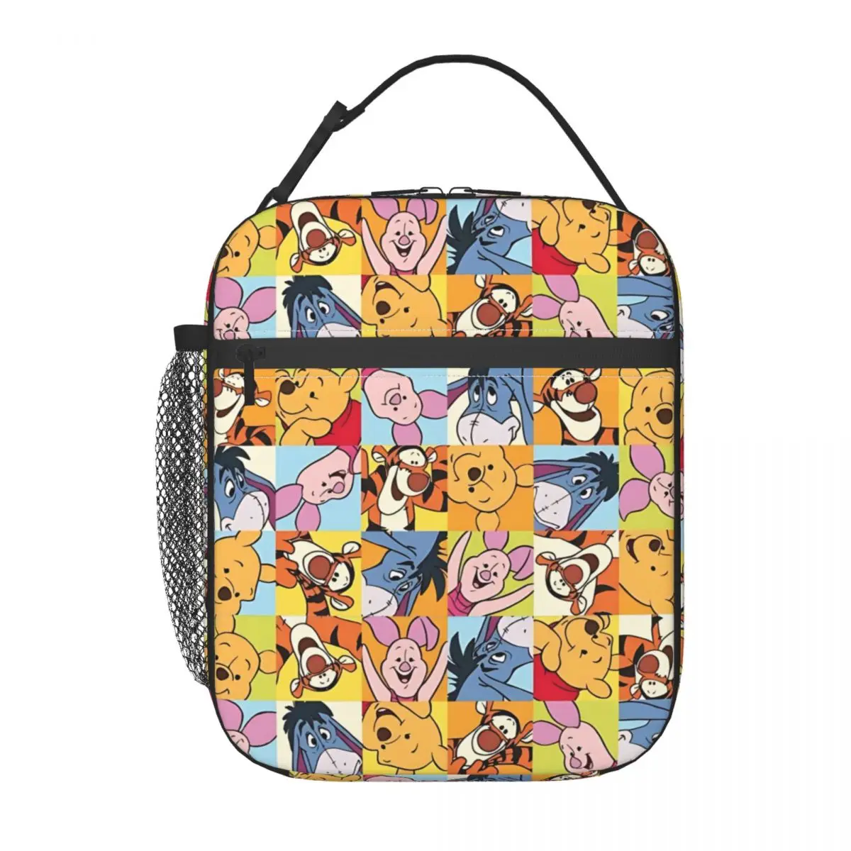 

Custom Tigger Winnie The Pooh Cartoon Thermal Insulated Lunch Bags Women Portable Bento Box for School Storage Food Tote Bags