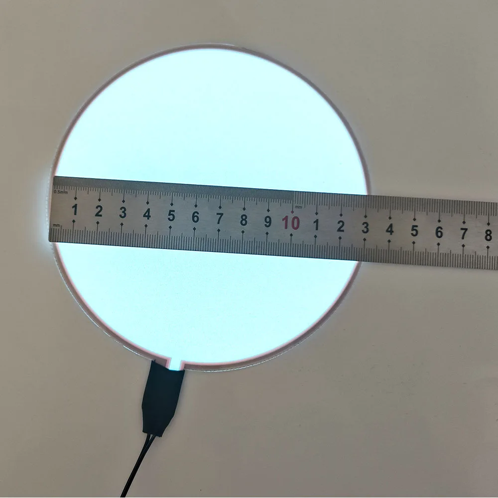 13cm Diameter EL Backlight El Panel El Sheet El Car Plate+DC Inverter Free Shipping