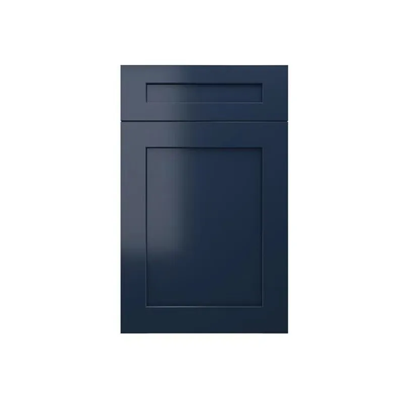 Blue Shaker RTA Ready to Assemble Modular Kitchen Cabinets for Sale in Bulk