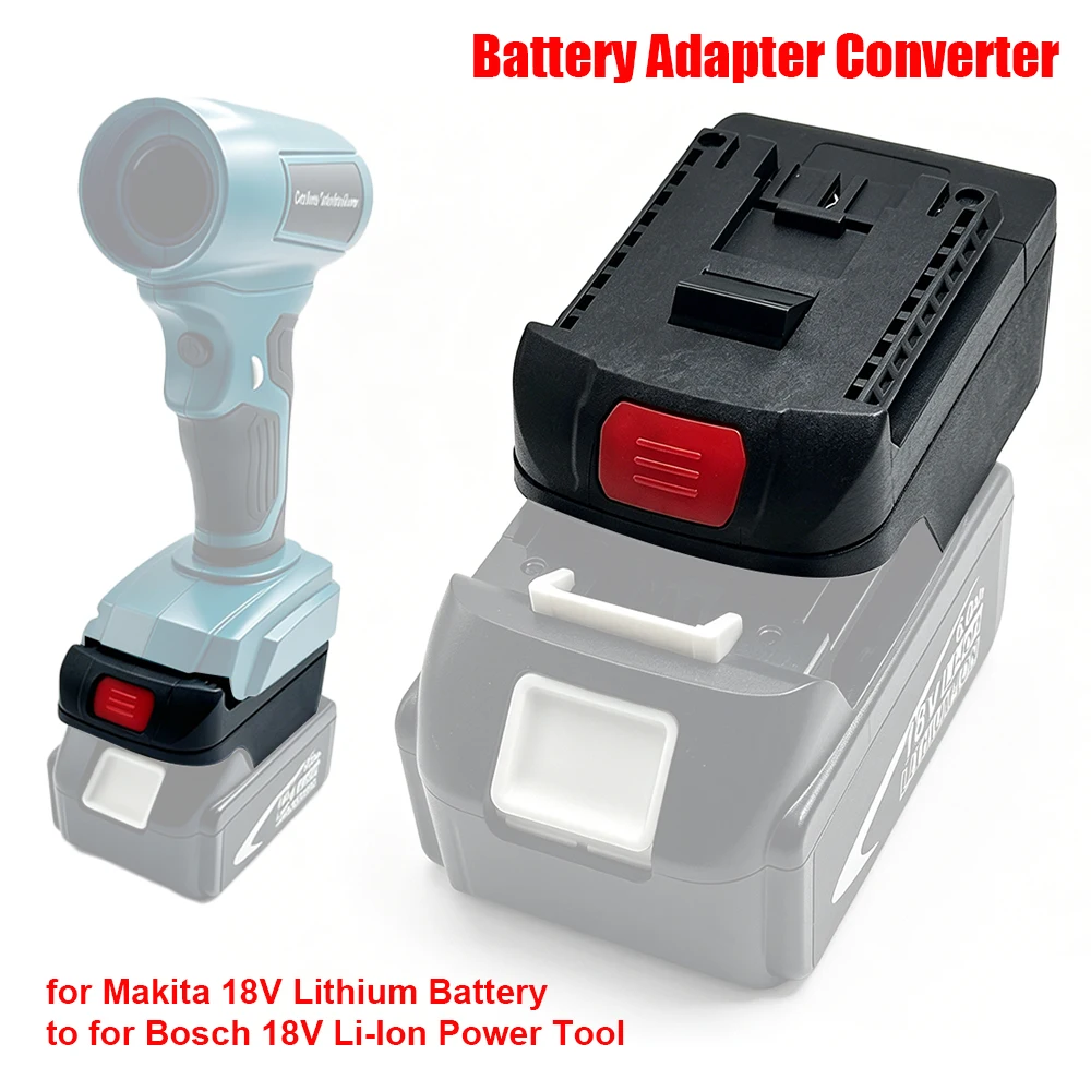 NEW Battery Adapter Converter for Makita 18V Lithium Battery to for Bosch 18V Li-Ion Power Tool Accessories(NO Battery )