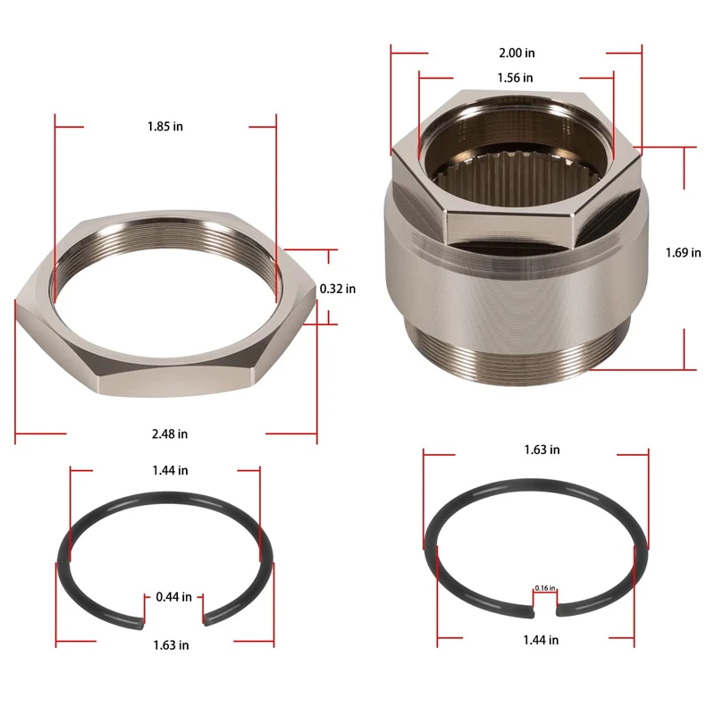 Automotive Rear Axle Lock Nut Clip Bolt Jam Sleeve for Honda TRX300EX TRX400EX TRX250X TRX400X ATC250R ATC350X