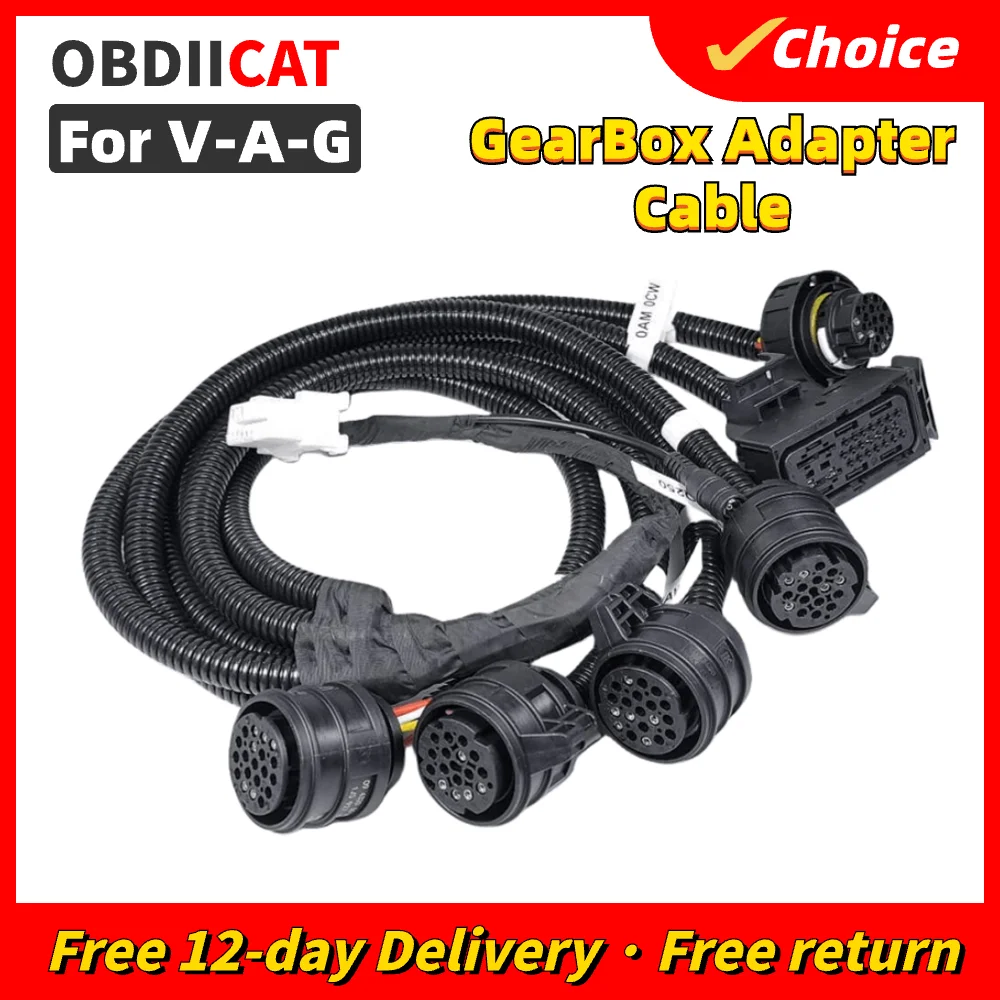 

New up-grade Version for V-A-G Gearbox Adapter Cables Read&Write Work with ECU FLASH for DQ250 DQ200 VL381 VL300 DQ500 DL501