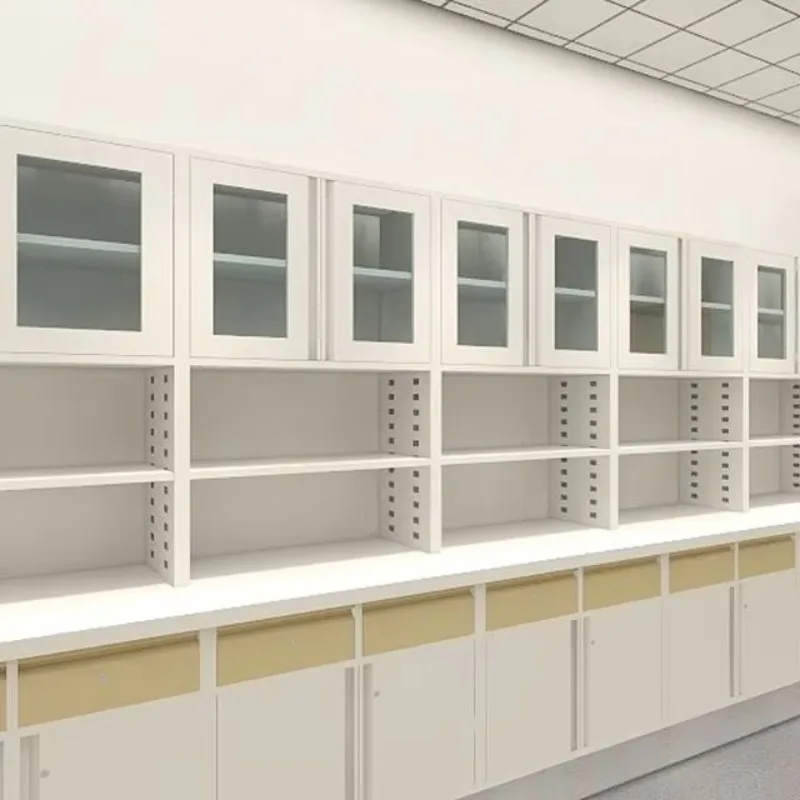 Hospital Department Storage Cabinet With Open Shelf Medical Counter and Sink Unit