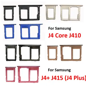 Bilashmart Samsung J4 Core J410F J410 J410G Phone Housing BackShell SIM Tray Micro SD Card Tray Holder J4 Plus J4+ J415F J415