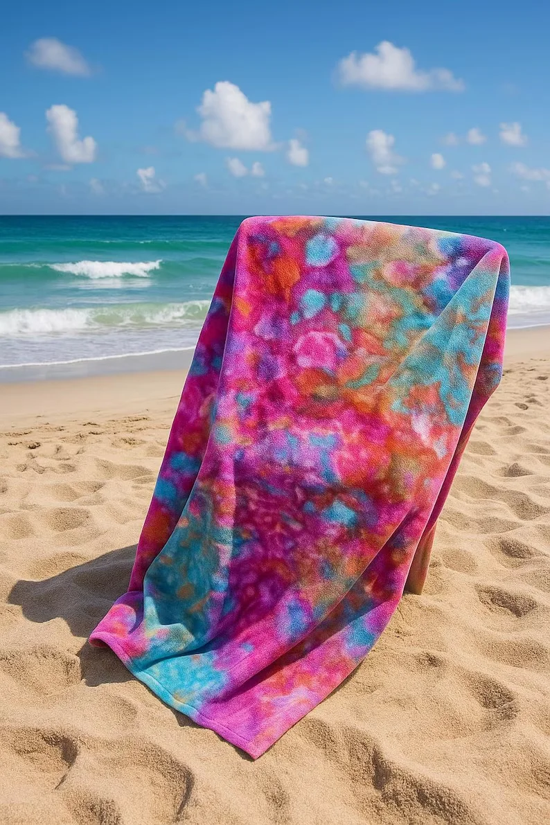 Beach Towel Tutti Fruity Bachelorette Beach Towel on The Coast Party Pool Towel Towel Bachelorette Trip Gift Bride Bridal Shower