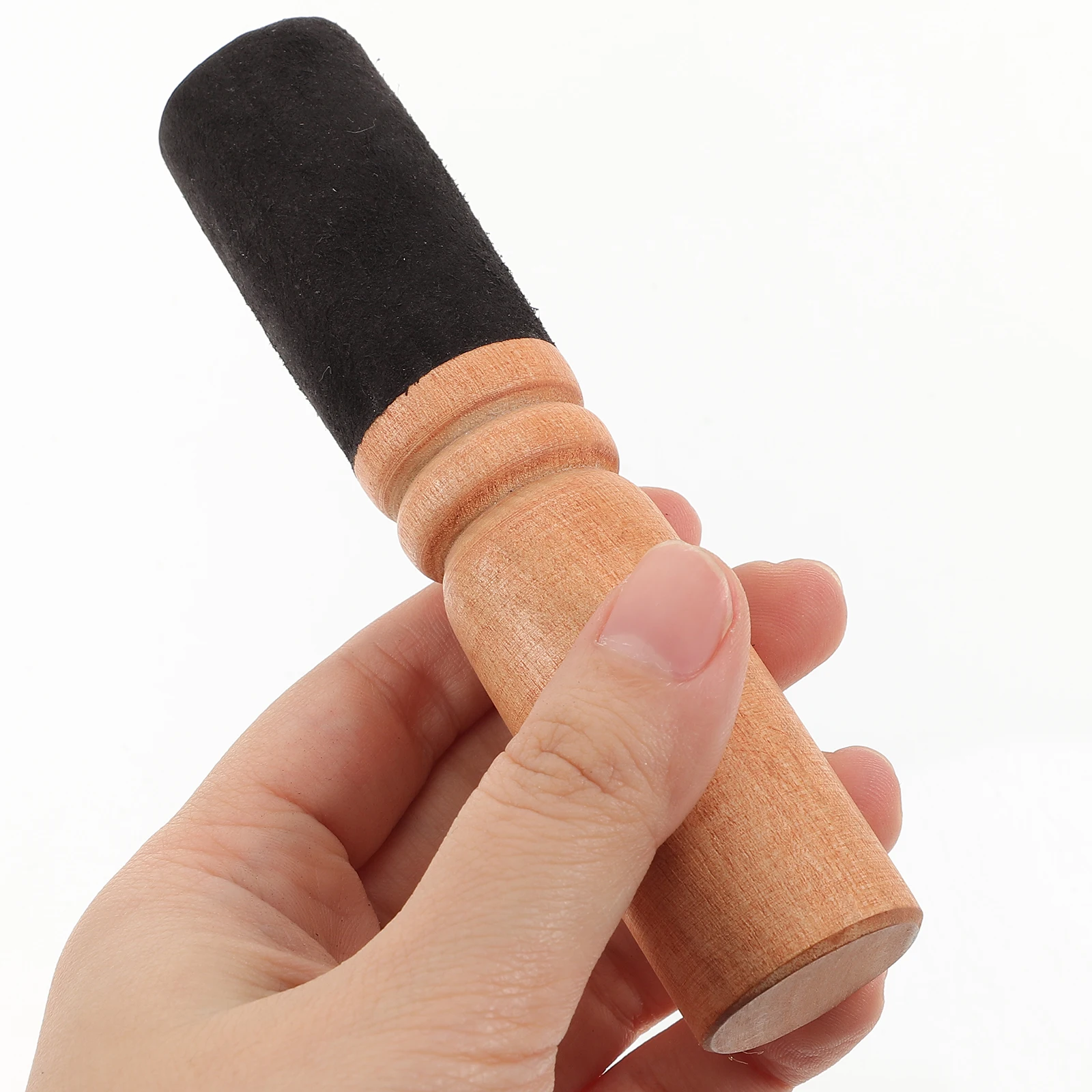 

Acoustic Mallets Tibetan Singing Bowl Buddha Stick Wooden Rubber Bowls Suede