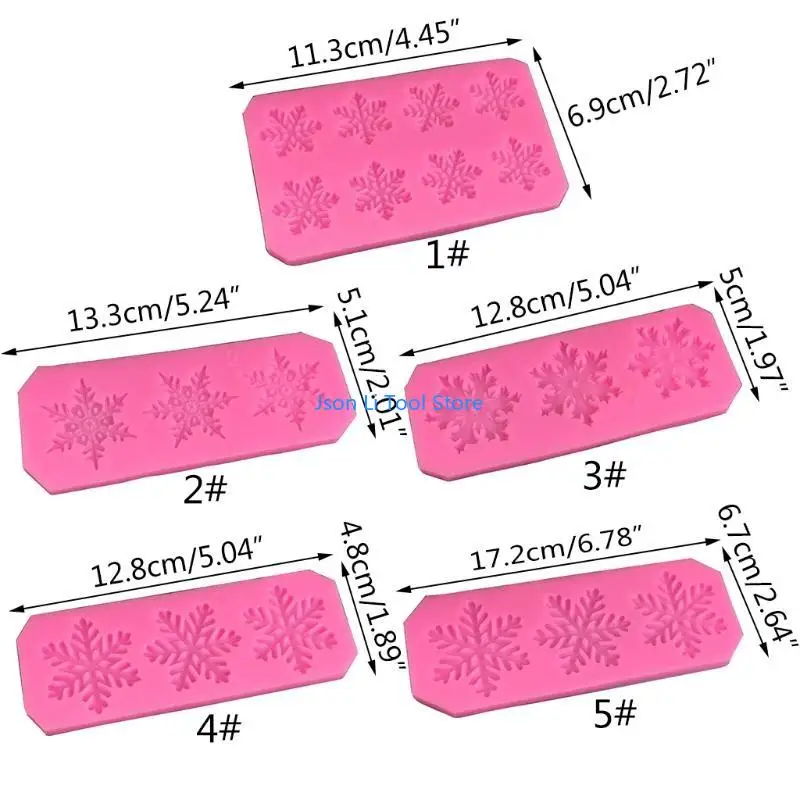 Moldes chocolate Y08D Material silicona Material silicona Diy Pastel fondant Molde para hornear regalos perfectos 5
