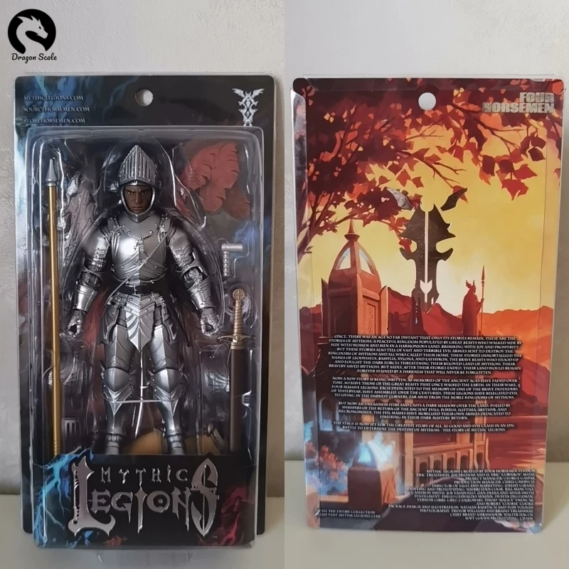 

В наличии оригинальный четыре рыцаря мифический легион 10-летие серебряный рыцарь тип 2,0 экшн-фигурка модель игрушки орнамент подарки