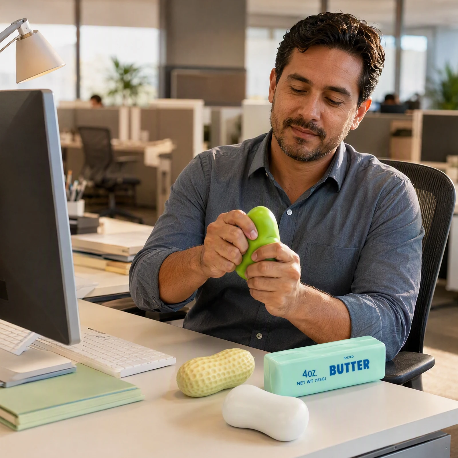 Squeeze Dough Fidget Ball Slow Rebound Crunchy Soft Squeeze Stress Ball for Daily Office Work Indoor Leisure Occasions