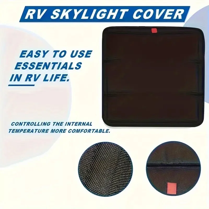 RV Sunroof Sunshade Foldable RV Roof Cooling Pad Aluminum Film Reflective Sunshade Sunshade Pad High-Quality Car Accessories