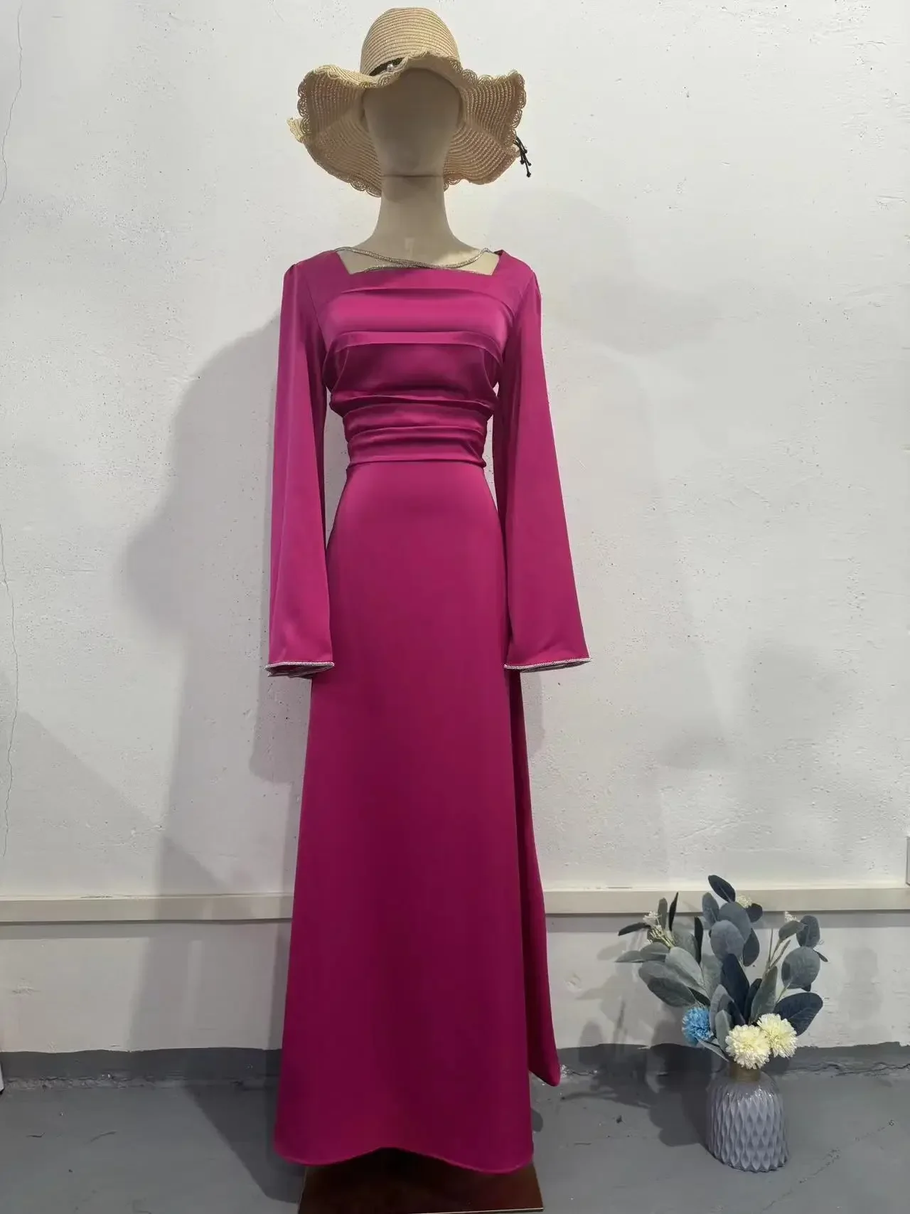 Vestido de festa muçulmano para mulheres, vestido longo árabe, Eid Ramadan, Marrocos, Dubai, Abayas, Kaftan, Islam, Arábia Saudita, vestidos modestos, Jalabiya